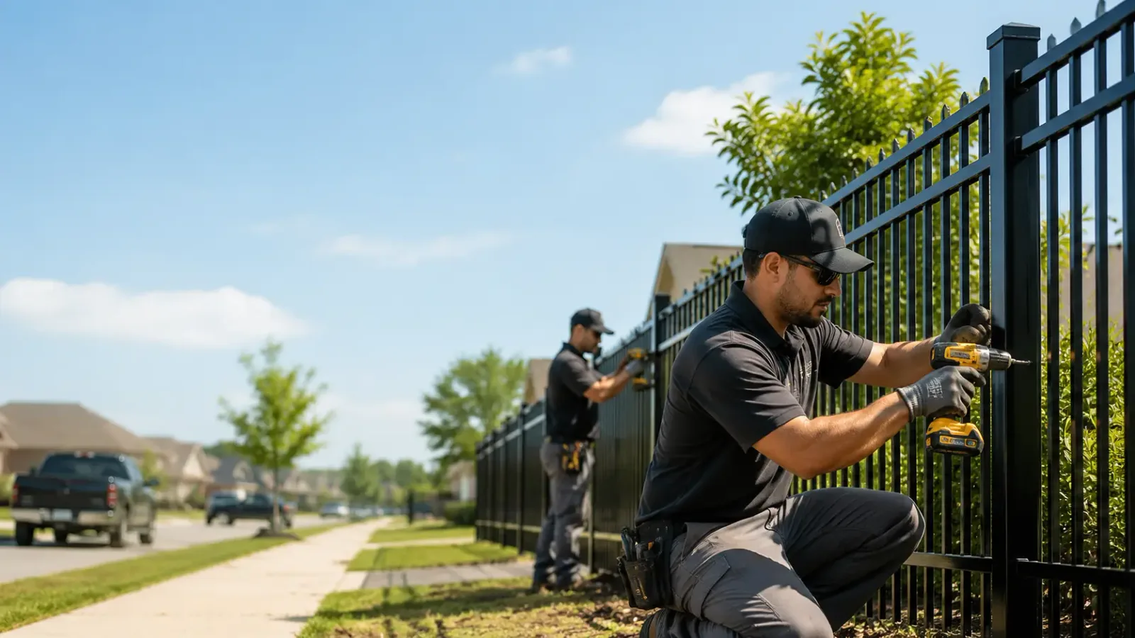 Metal Fence Installation in Jonesboro, IN